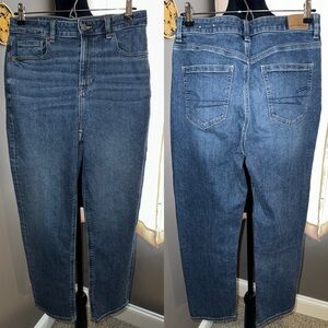 American Eagle Outfitters Women's Blue Mom Jeans